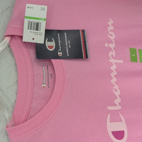 Pair of NWT Champion Ladies Athletic Tees Crew Neck | Size L - Picture 5 of 9